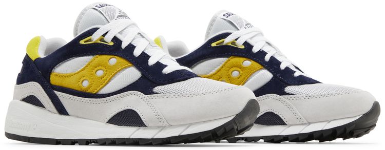 Saucony Shadow 6000 Grey Navy Yellow