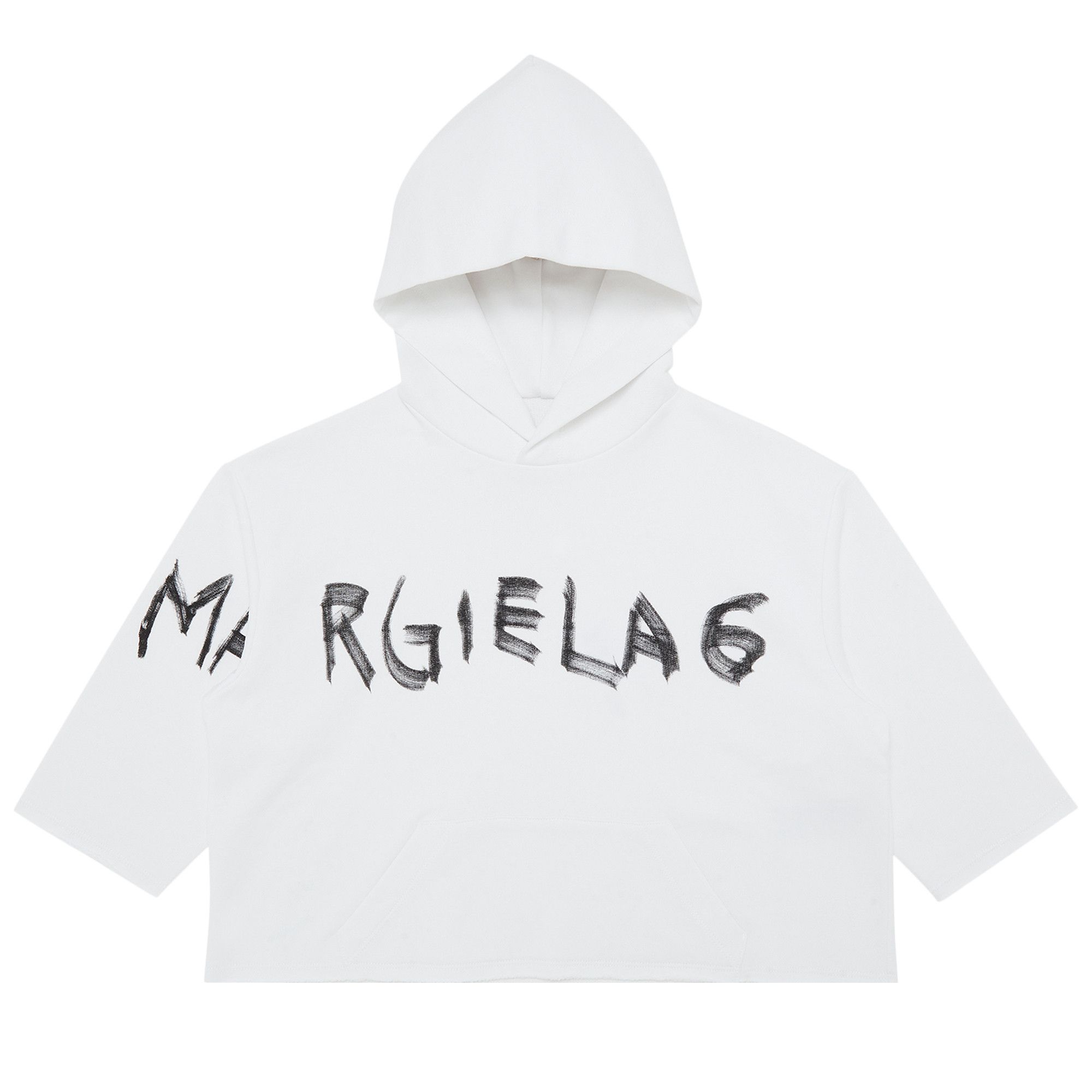 Size 4 MM6 Maison Margiela Kids Hoodie White