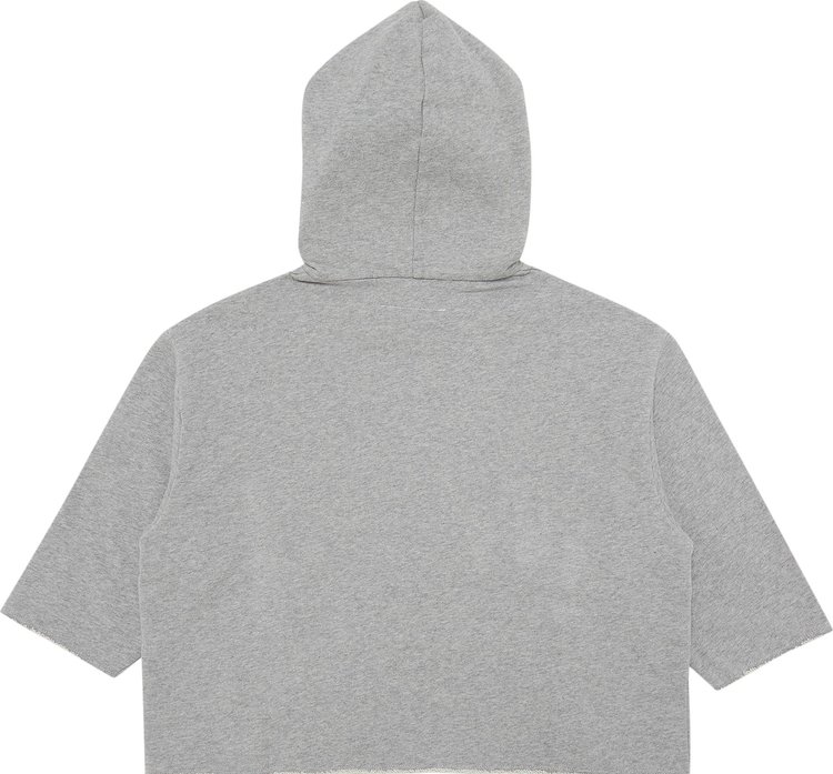 MM6 Maison Margiela Kids Hoodie Grey MelangeSuper Pink