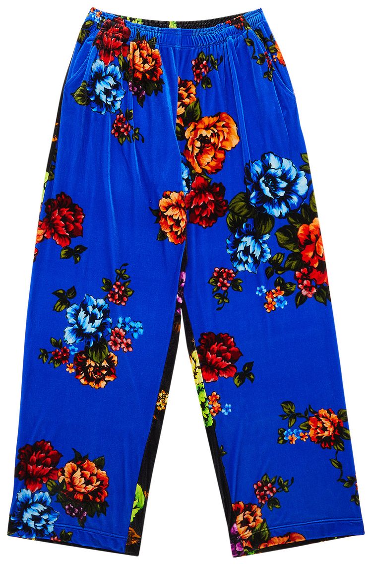 Vetements Velvet Flower Lounge Pants Floral
