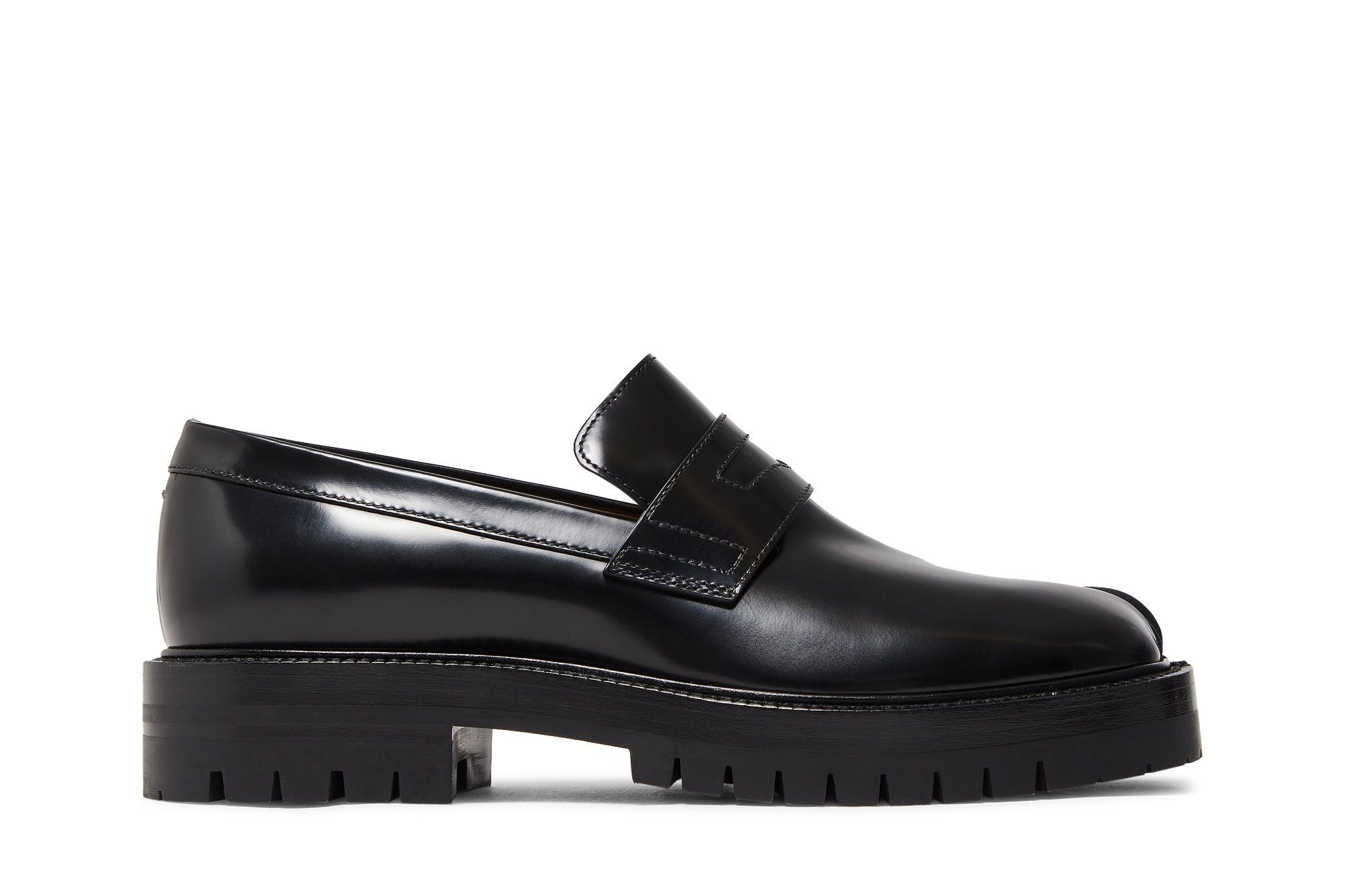Size 10.0 Maison Margiela Wmns Tabi Loafer Black