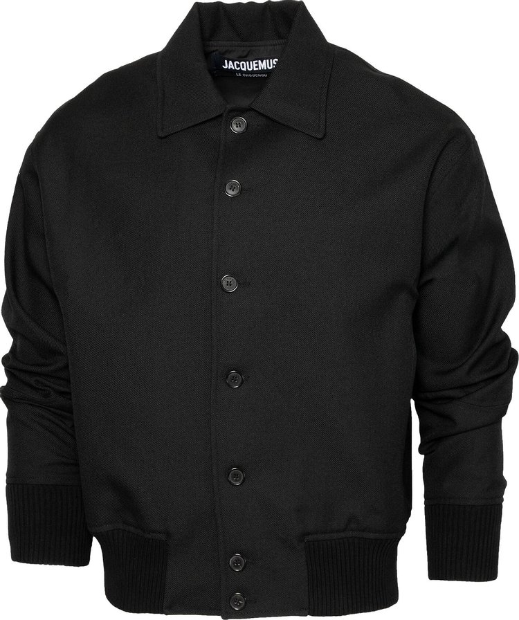 Jacquemus Le Bomber Feltro Black