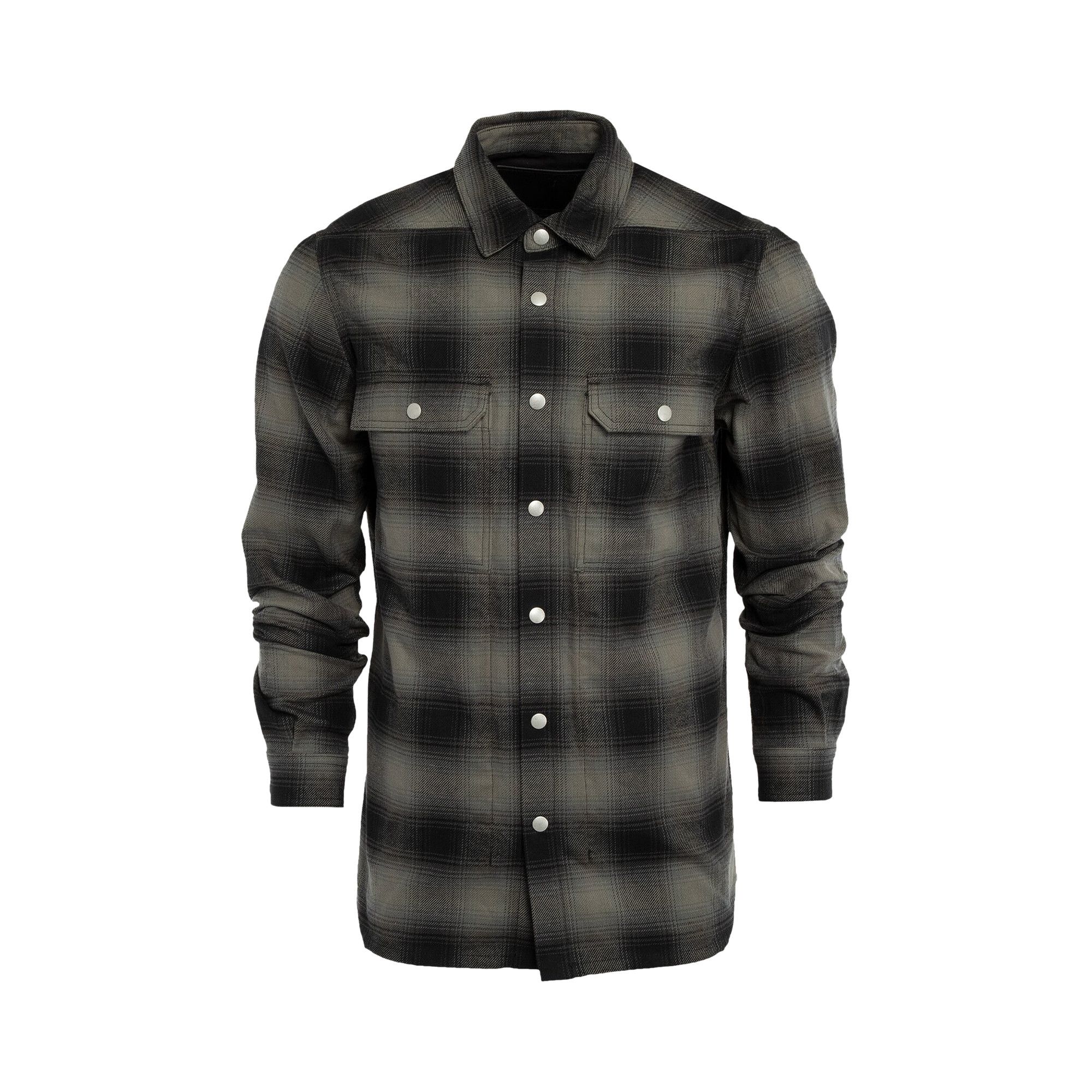 もらって嬉しい出産祝い Buy Rick 'Black/Ombre Outershirt Luxor Plaid DRKSHDW Owens トップス