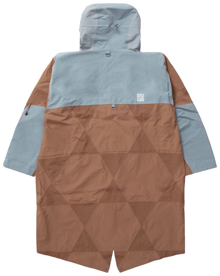 The North Face x Undercover Soukuu Geodesic Shell Jacket Sepia BrownConcrete Grey