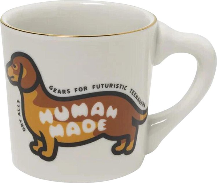 Human Made Dachshund Coffee Mug White