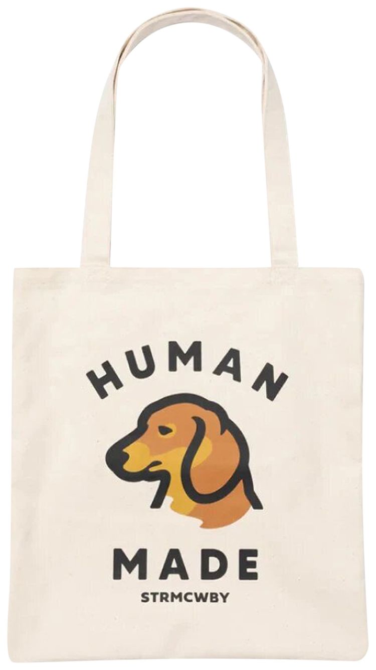 Human Made Book Tote Bag White