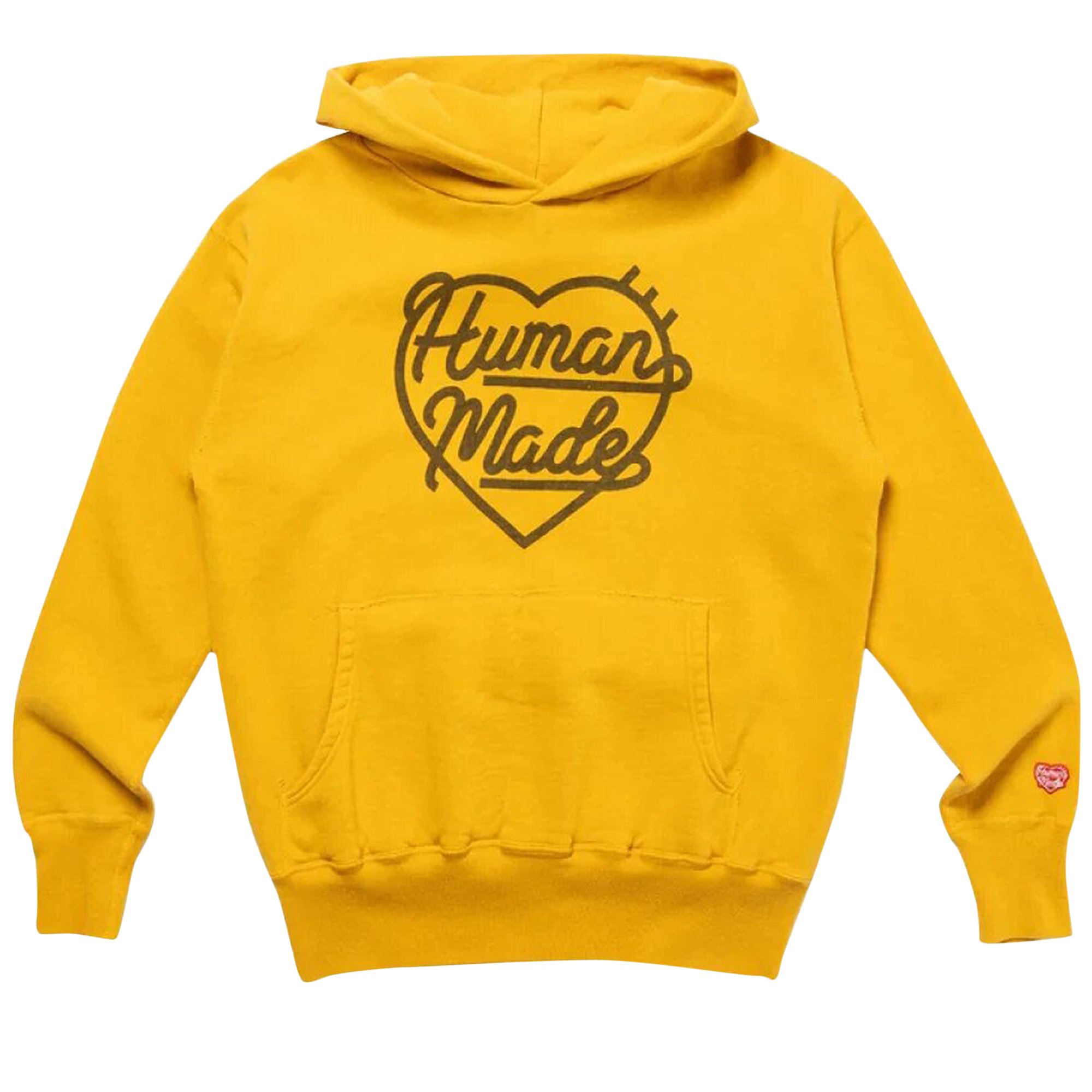 Buy Human Made Heart Tsuriami Hoodie 'Yellow' - HM26CS016 YELL | GOAT