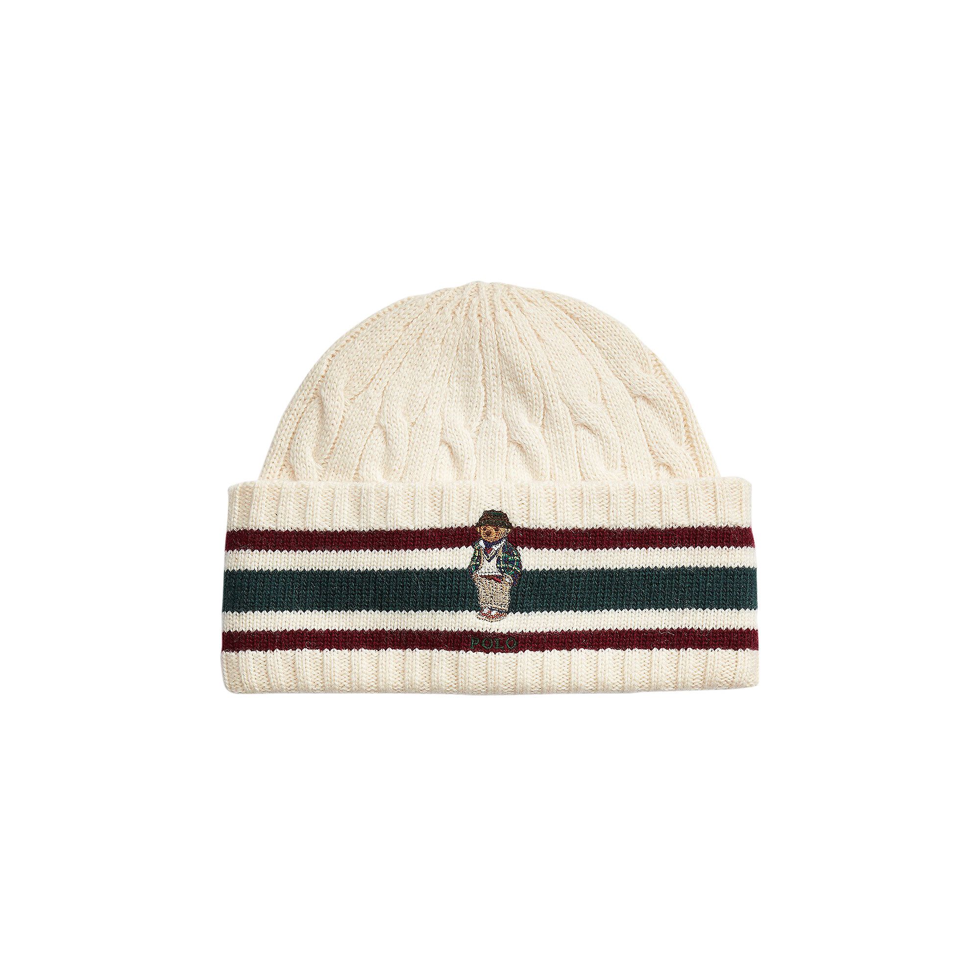 Polo ralph lauren bear beanie deals