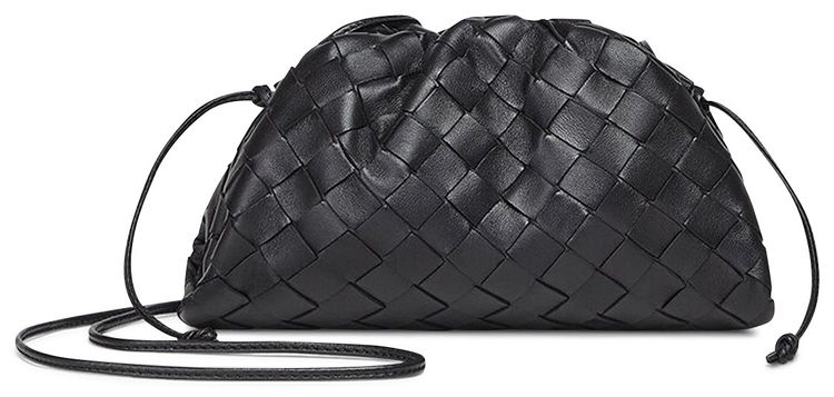 Bottega Veneta Mini Pouch Bag BlackSilver