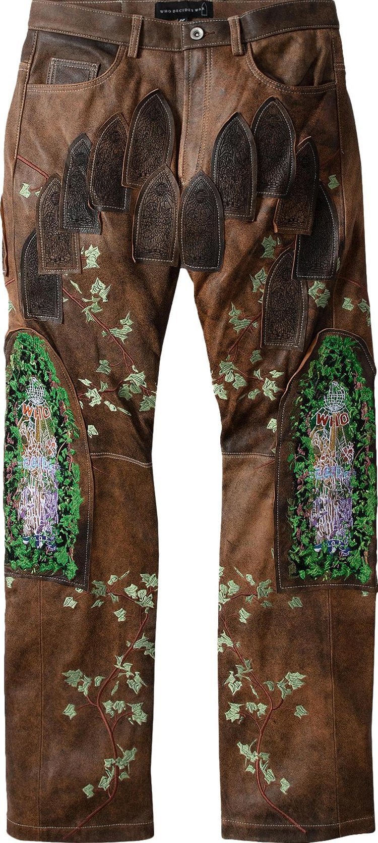Who Decides War Garden Glass Patched Pant 'Chesnut'
