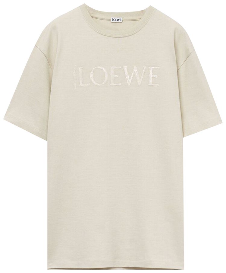 Loewe Relaxed Fit T Shirt Creta Beige