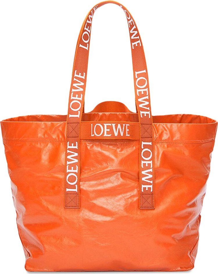 Loewe Fold Shopper Bag 'Orange'