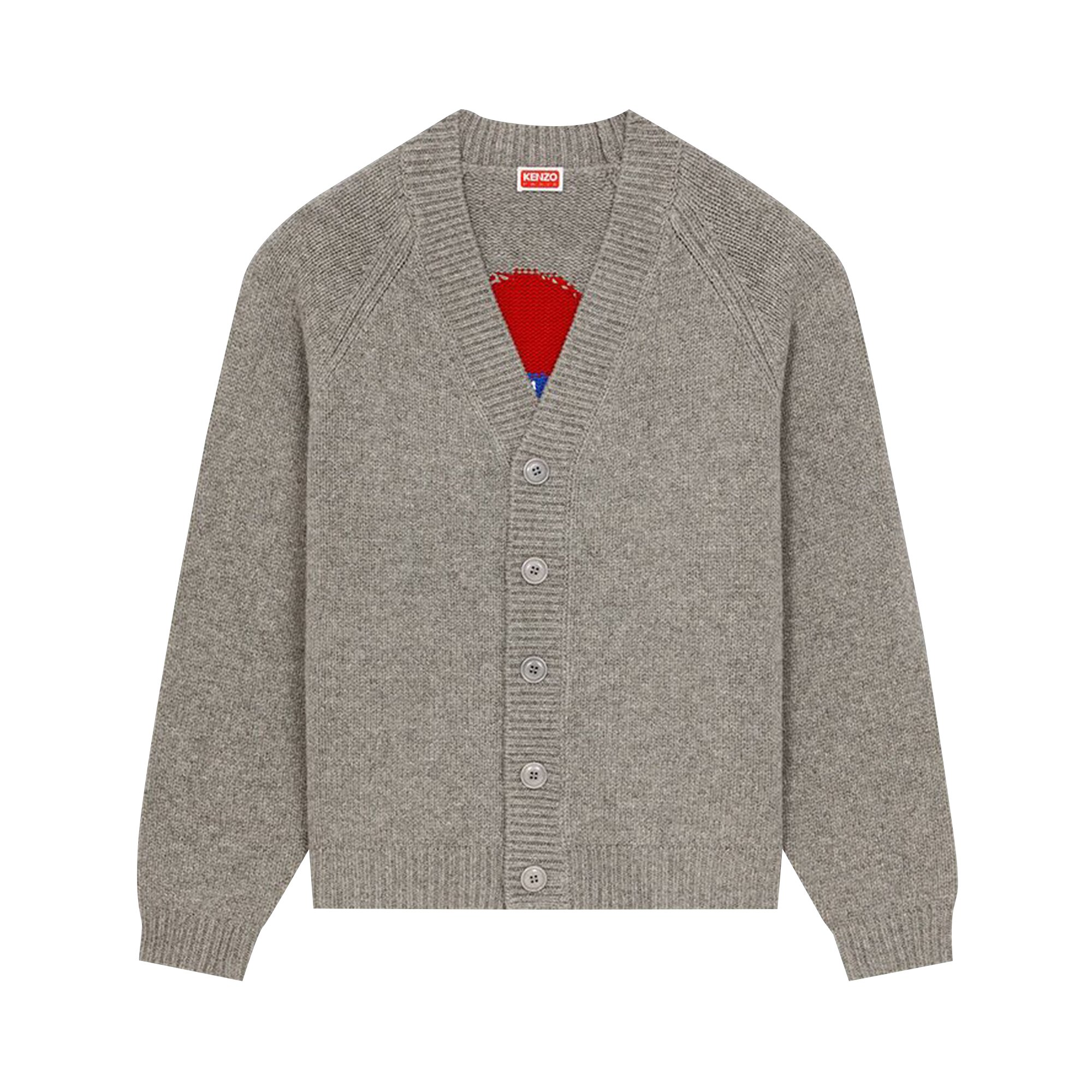 Kenzo Target Cardigan 'Pearl Grey'