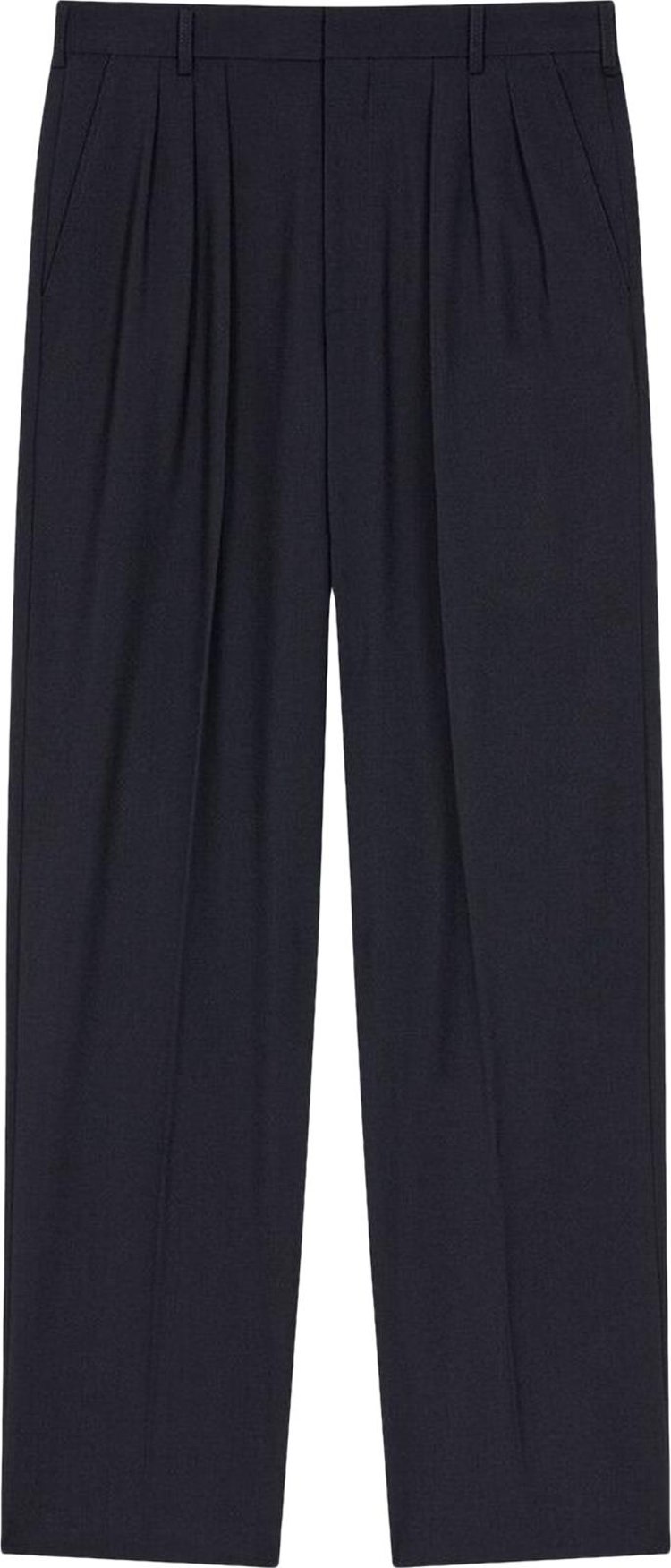 Kenzo Pleated Tailored Pant Midnight Blue