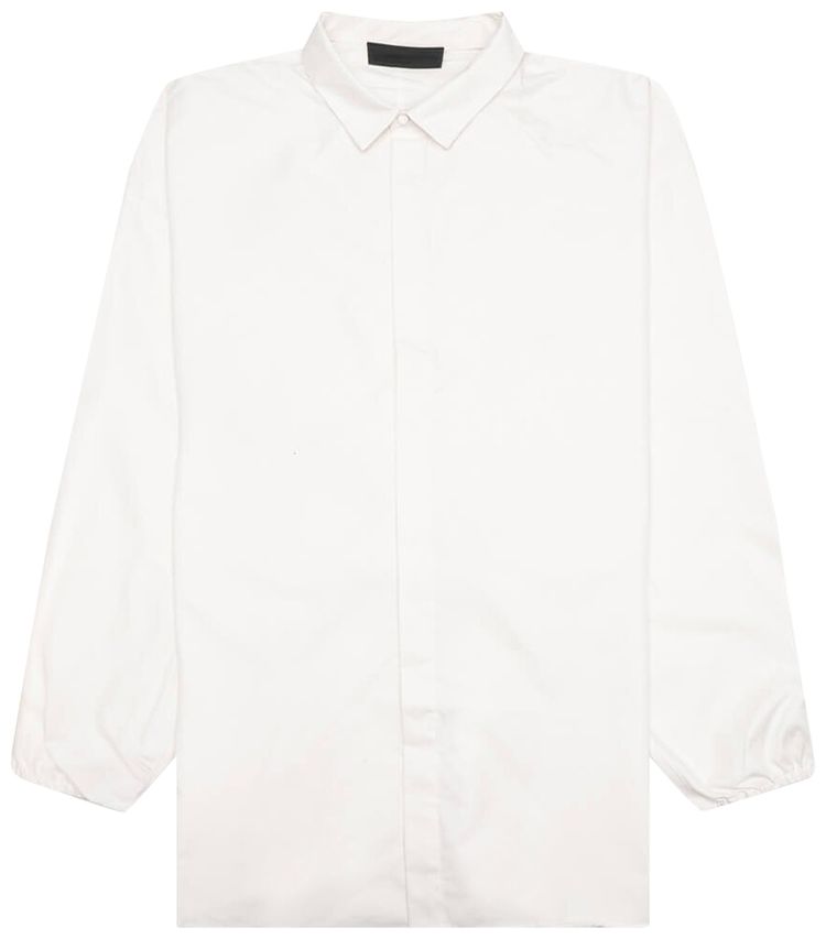 Buy Fear of God Essentials Button Down Shirt 'Cloud Dancer ...