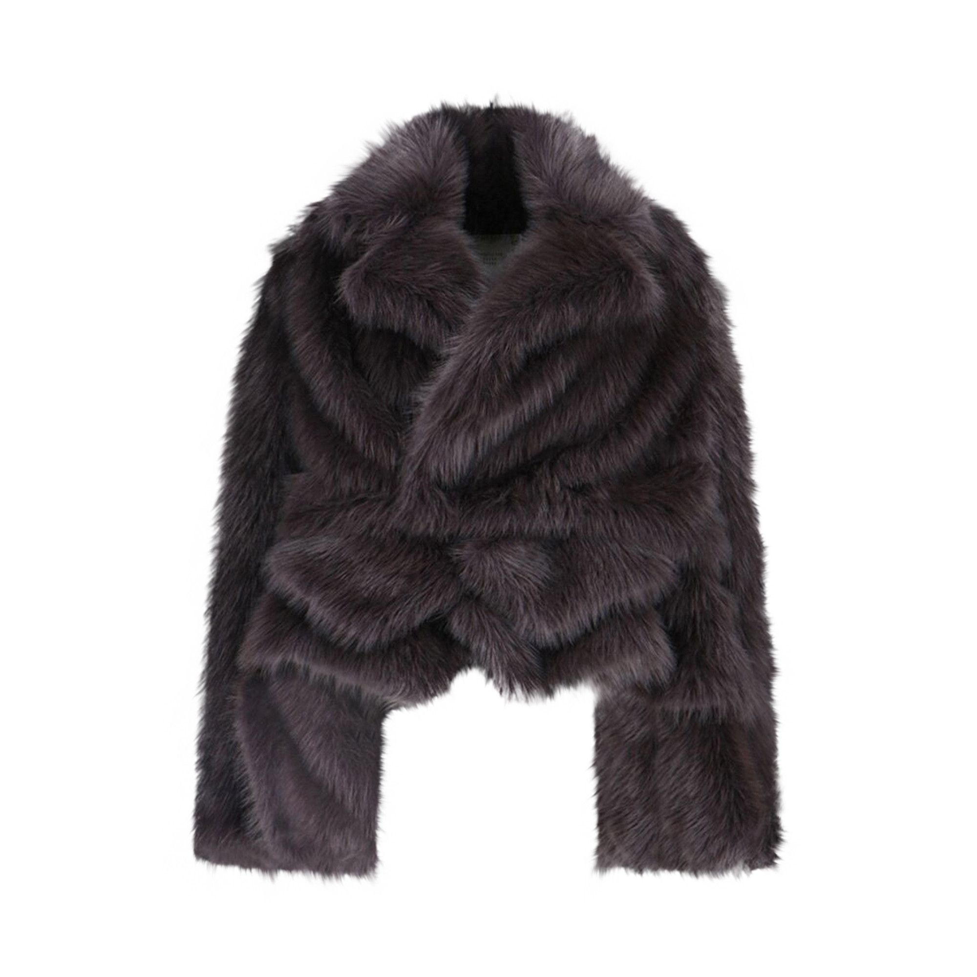 Buy Sacai Faux Fur Blouson 'Grey' - 23 07006 301 | GOAT
