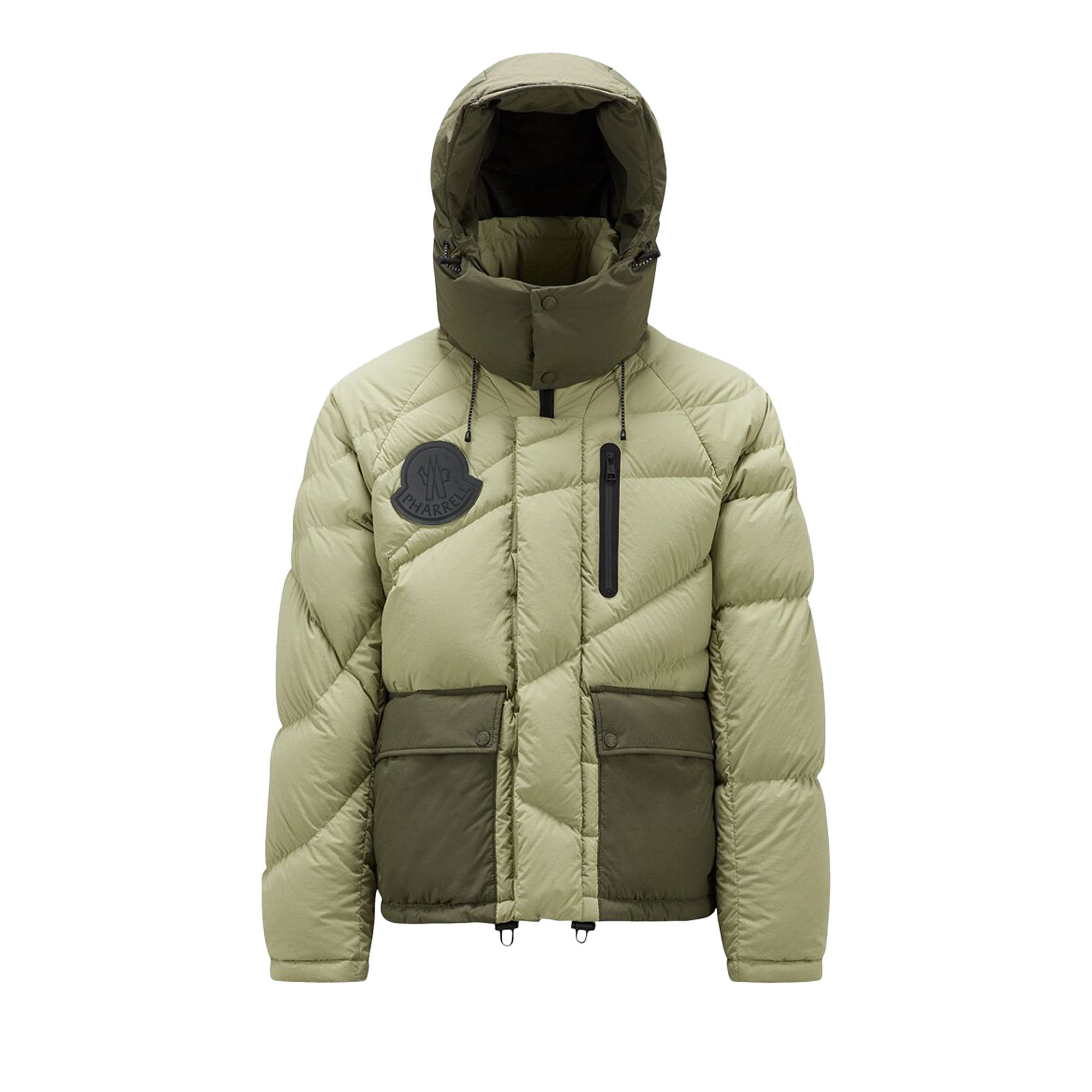 Size 44 Moncler Genius x Pharrell Williams Chestnut Padded Jacket Dark Green