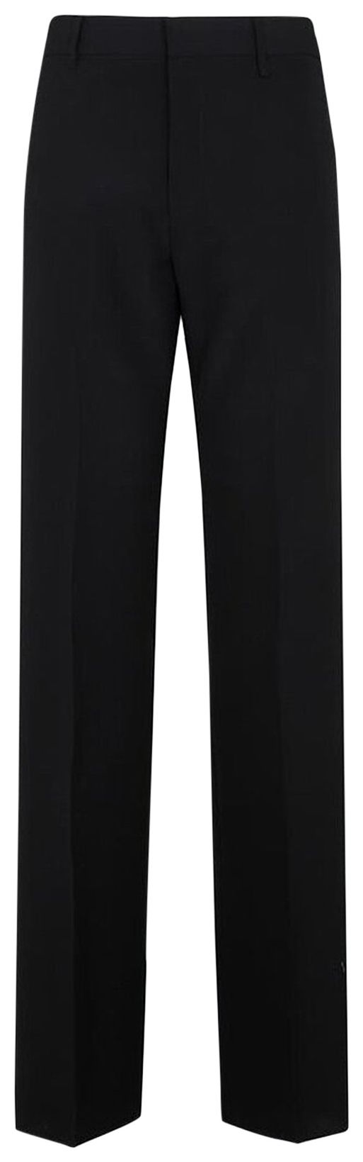 Givenchy Raw Cut Side Slim Fit Pants Black