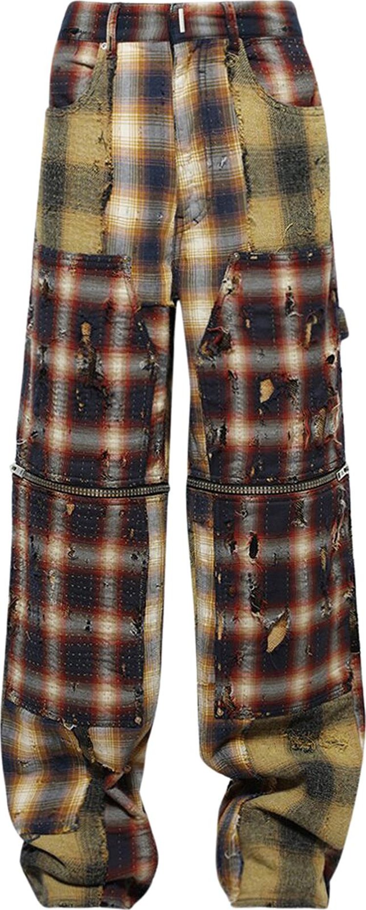 Givenchy Zip Off Carpenter Denim Trousers 'Multicolor'