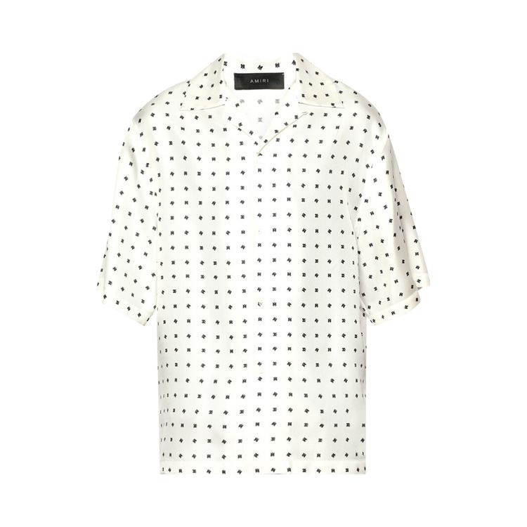 Amiri Mix And Match MA Short Sleeve Shirt White