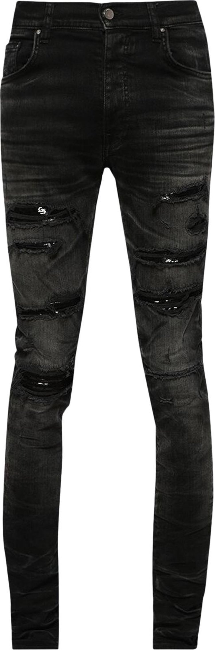 Buy Amiri Sequin Thrasher Jean 'Faded Black' - AW23MDS009 518 FADE | GOAT