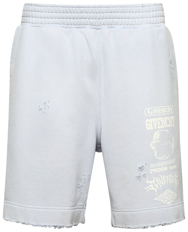 Givenchy New Board Shorts Baby Blue