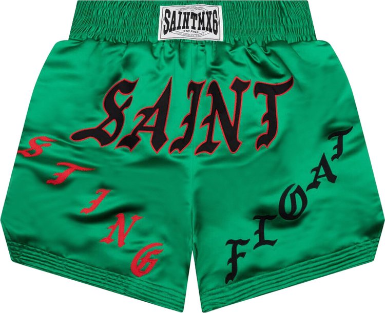 Saint Michael Boxing Short 'Green'