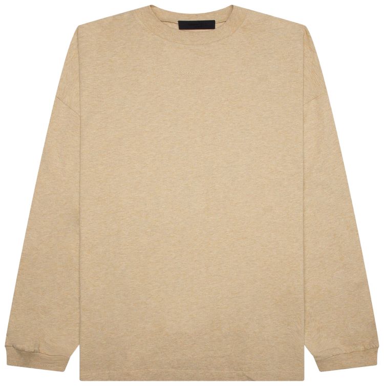 Fear of God Essentials Long Sleeve Tee Gold Heather