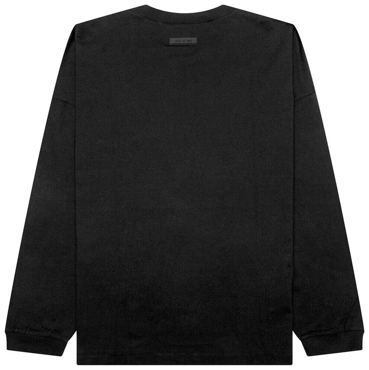 Fear of God Essentials Long Sleeve Tee Jet Black