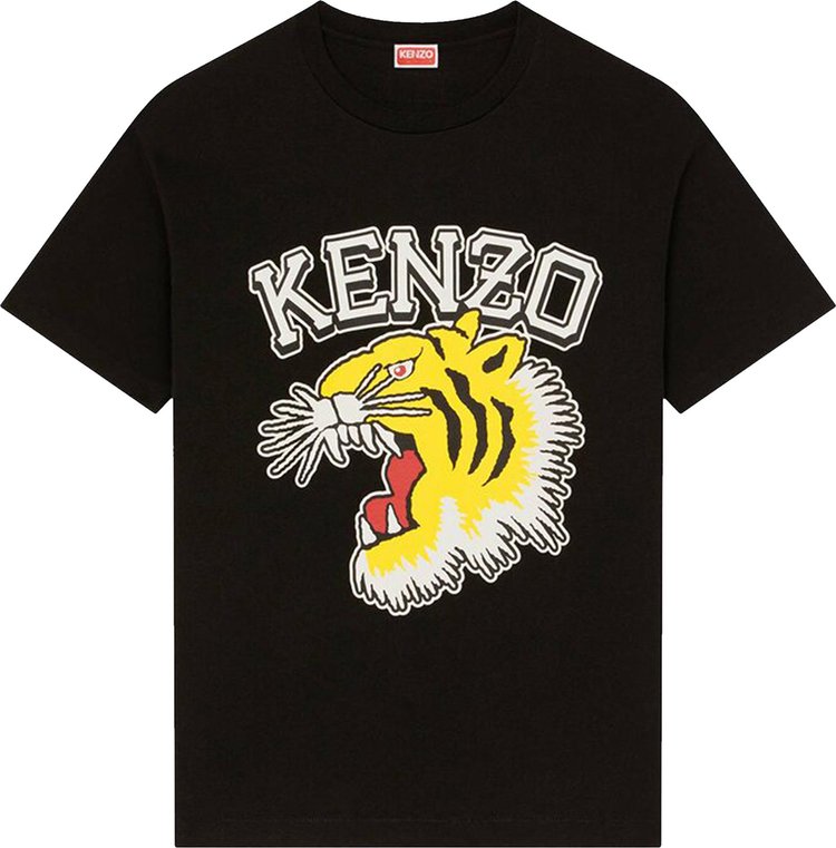 Kenzo Tiger Varsity Oversize T-Shirt 'Black'