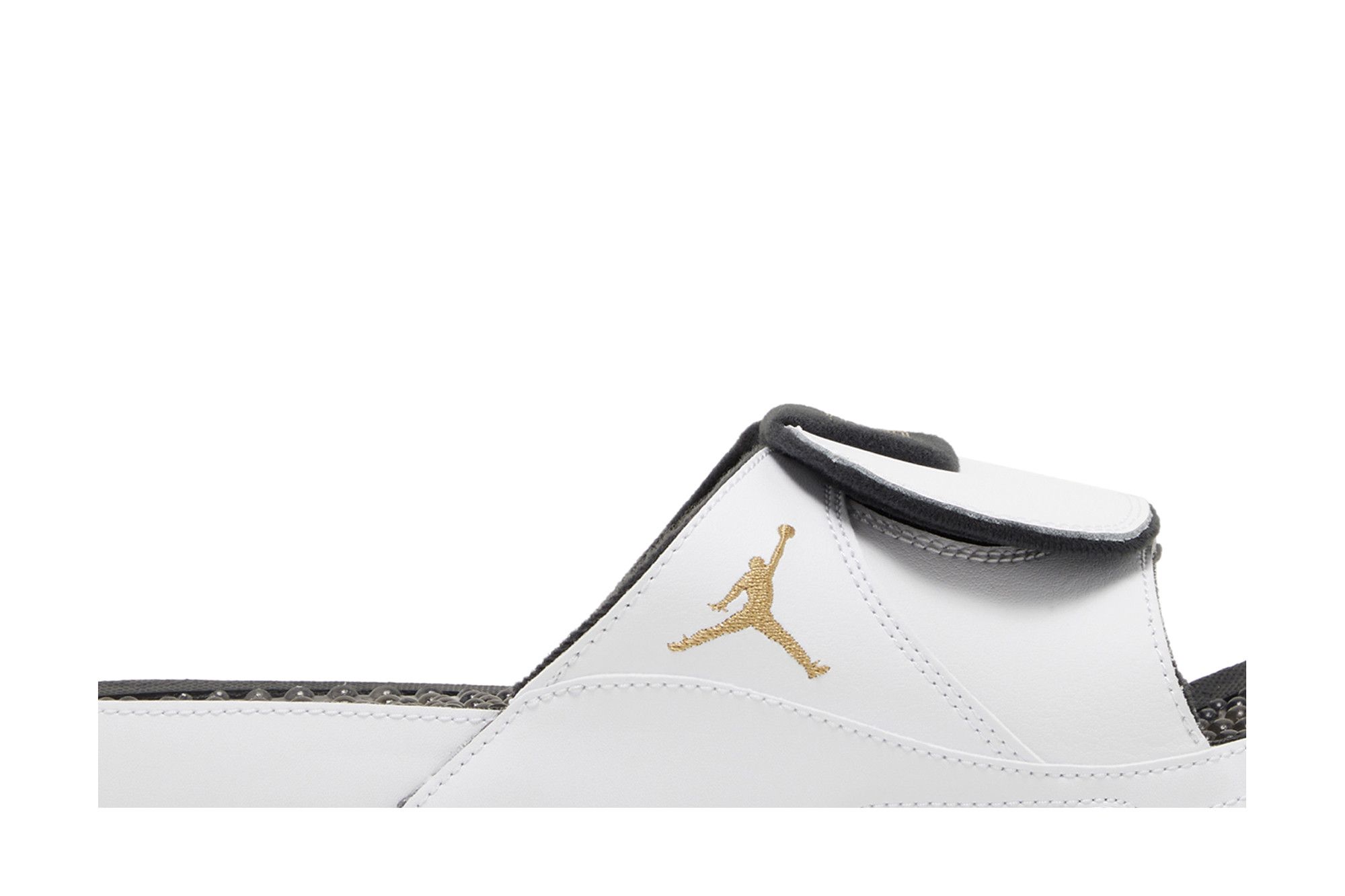 Gold jordan slides online