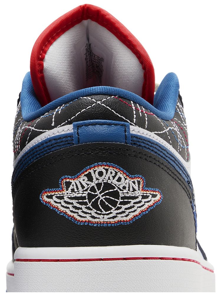 Air Jordan 1 Low SE Industrial Blue Sashiko