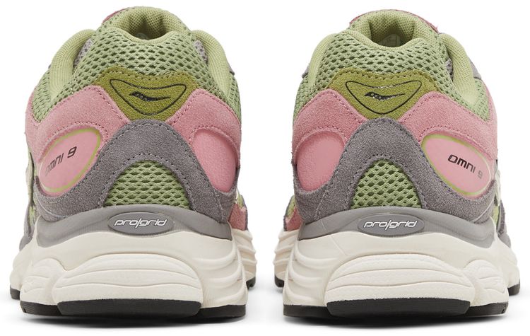 Saucony ProGrid Omni 9 Premium Grey Green Pink
