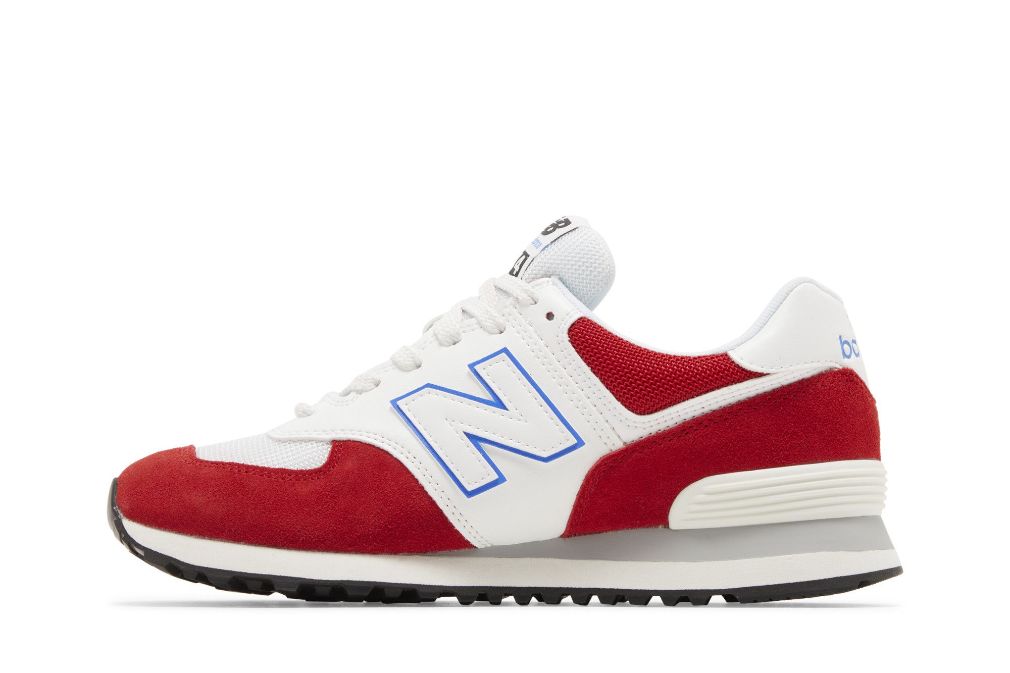 New balance 574 red white cheap