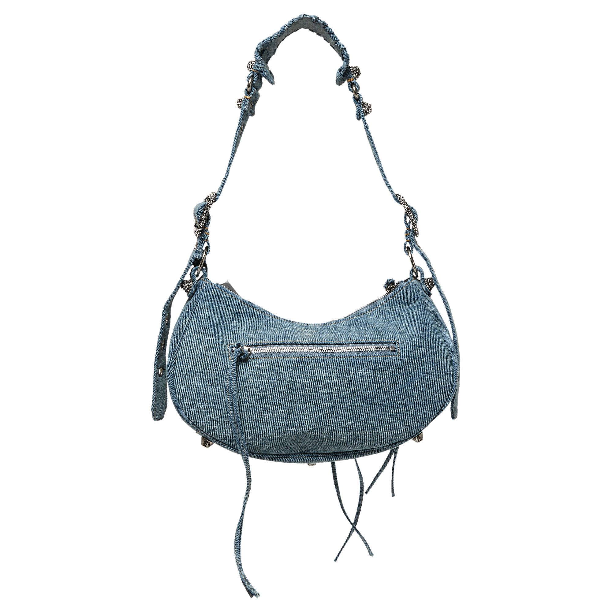 Buy Balenciaga Le Cagole Small Shoulder Bag 'Blue' - 671309