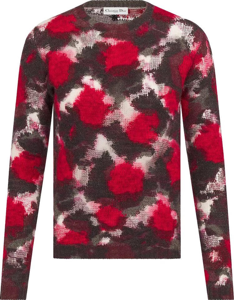 Dior Sweater RedMulticolor