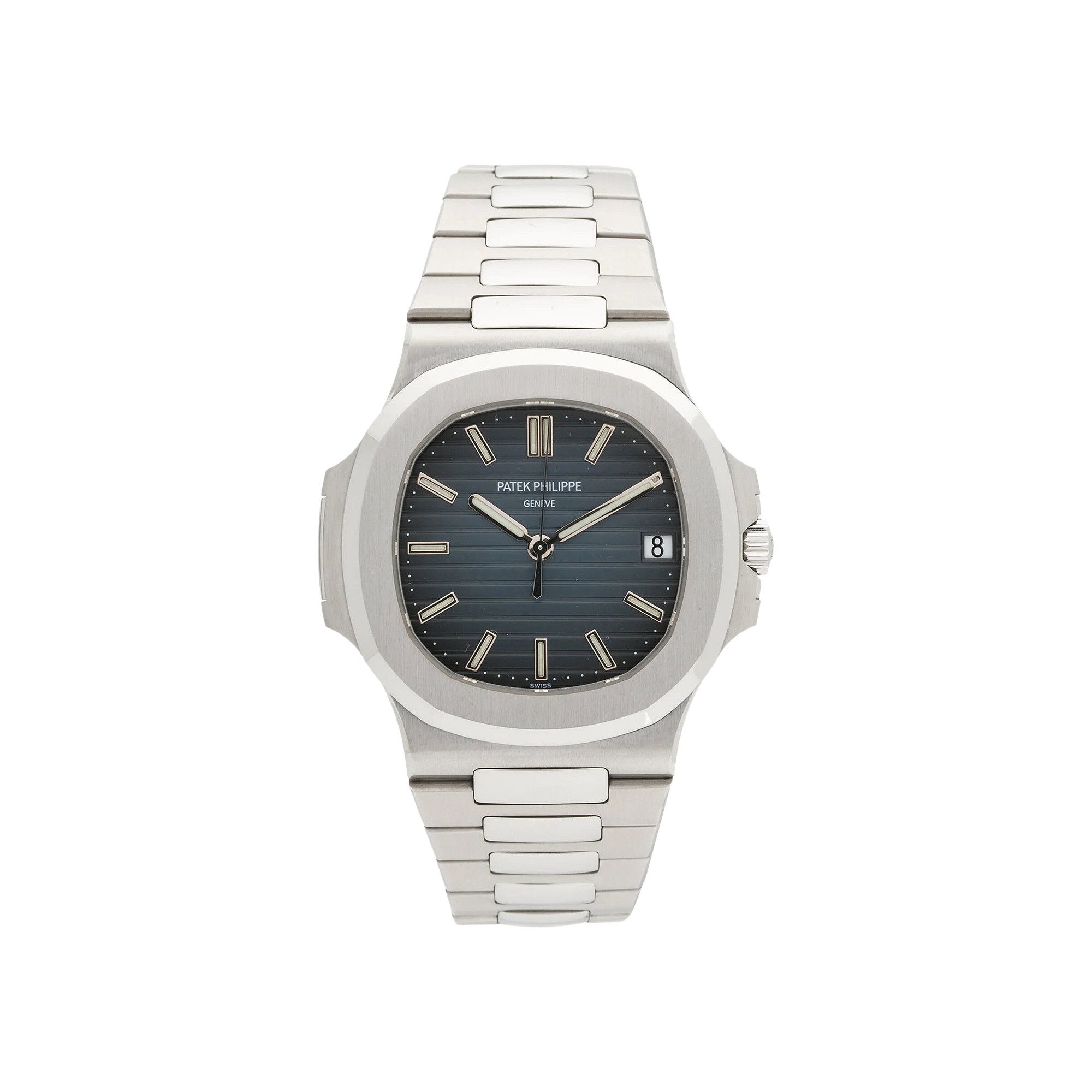 Buy Vintage Patek Philippe Nautilus Watch Silver Sapphire 5711 1A 001 SILV GOAT CA