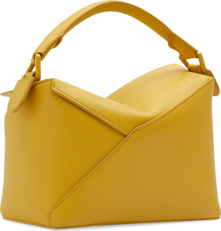 Loewe Small Puzzle Bag Pale Yellow Glaze