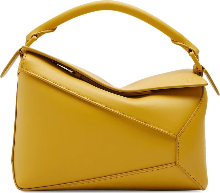 Loewe Small Puzzle Bag 'Pale Yellow Glaze'