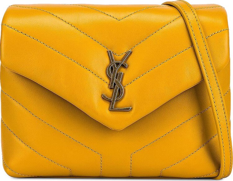 Saint Laurent Loulou Toy Strap Bag Safran