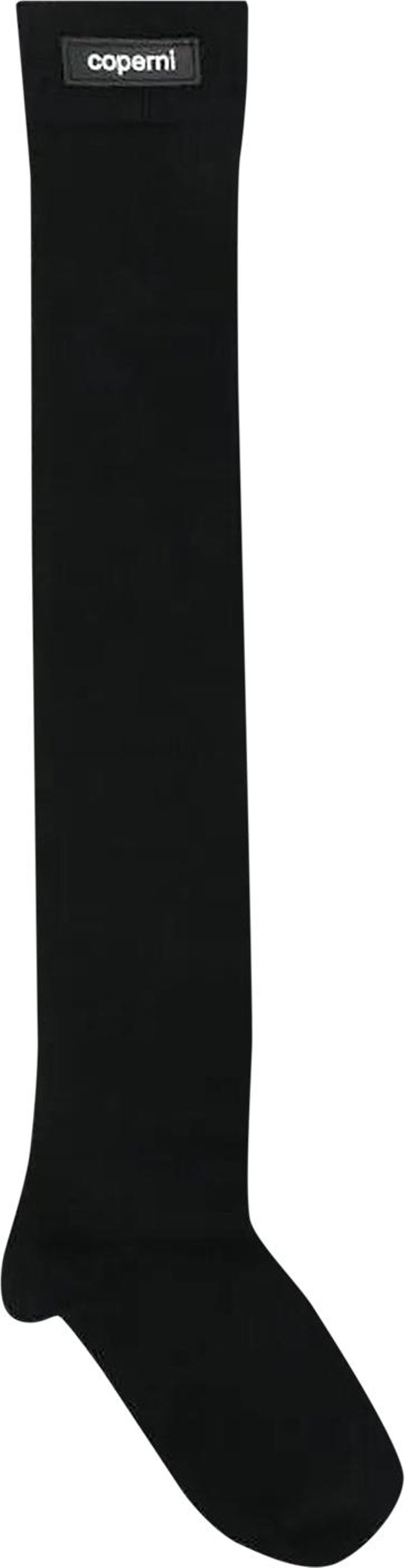 Coperni Over The Knee Logo Socks 'Black'