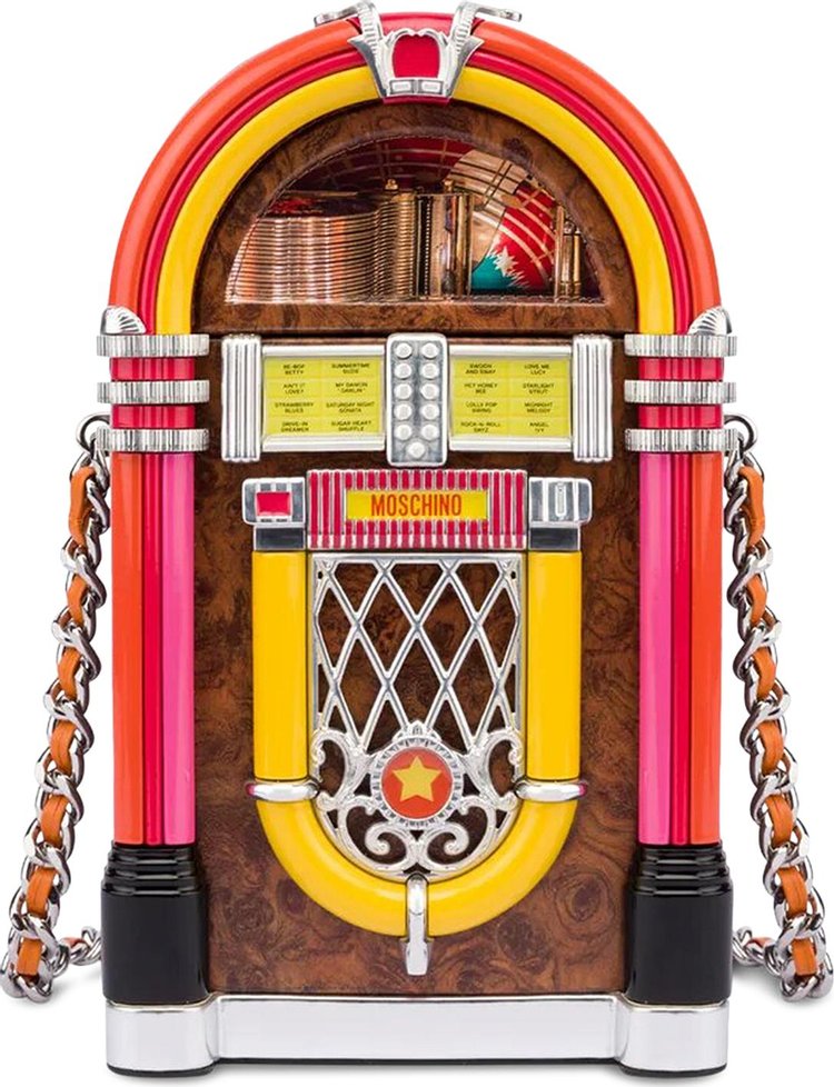 Moschino Jukebox Shoulder Bag Multicolor