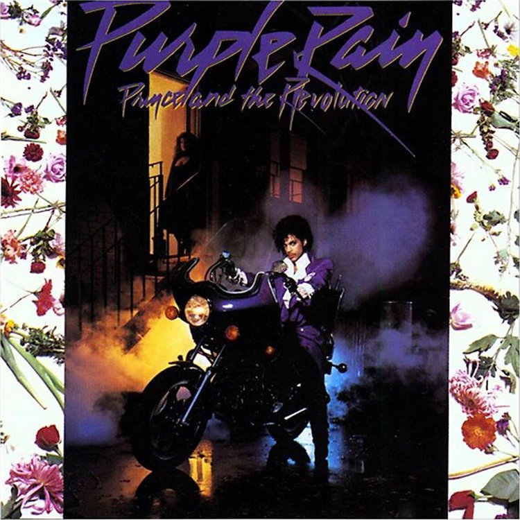 Vintage Prince Purple Rain Vinyl LP 'Multicolor'