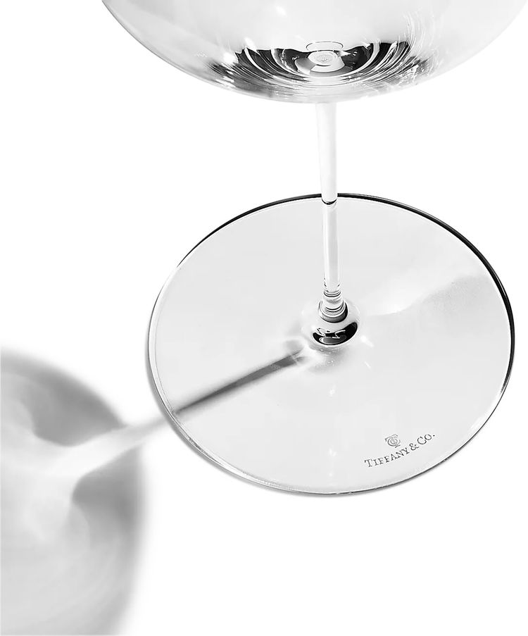 Tiffany  Co Pinot Noir Wine Glass Set Of 4 Crystal Glass