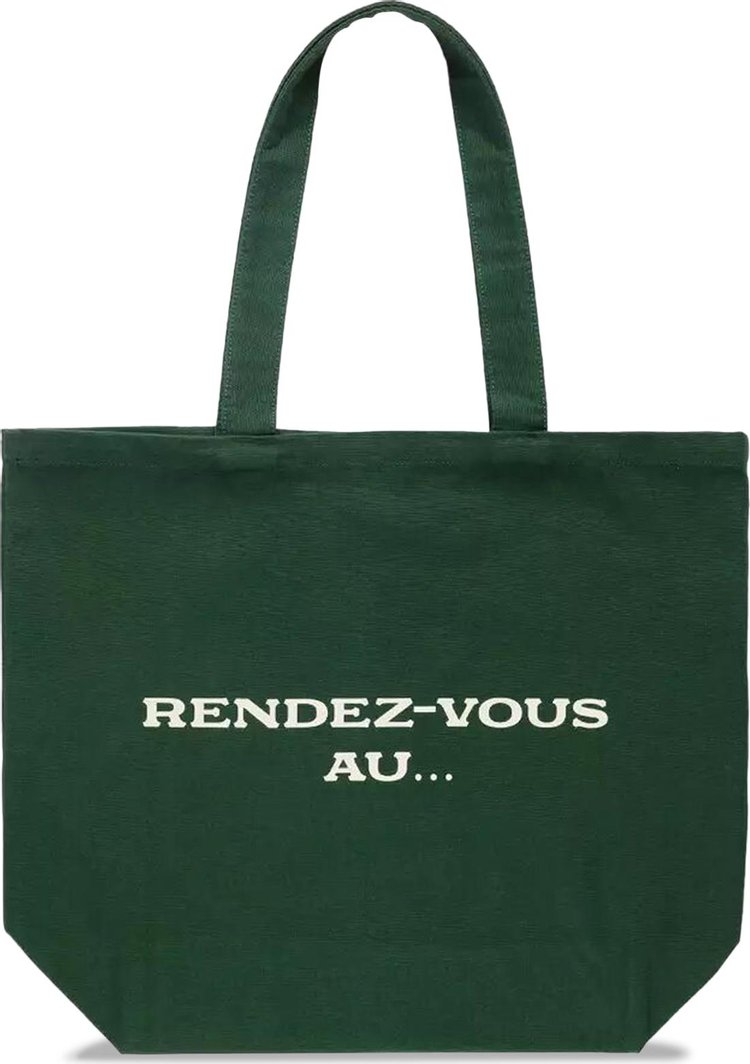 Highsnobiety x Cafe de Flore Not In Paris 4 Rendez Vous Au Tote Bag Green