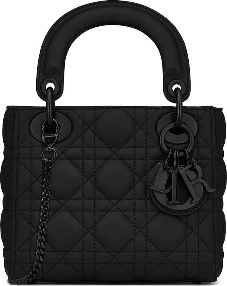 Dior Mini Lady Dior Bag 'Black Ultramatte'