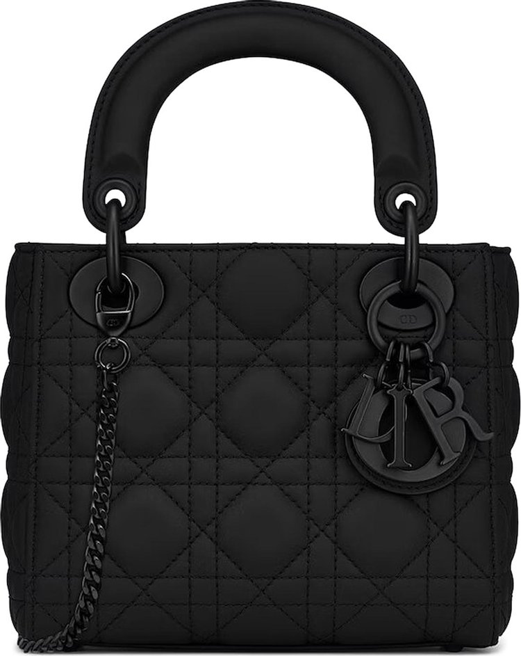 Dior Mini Lady Dior Bag Black Ultramatte