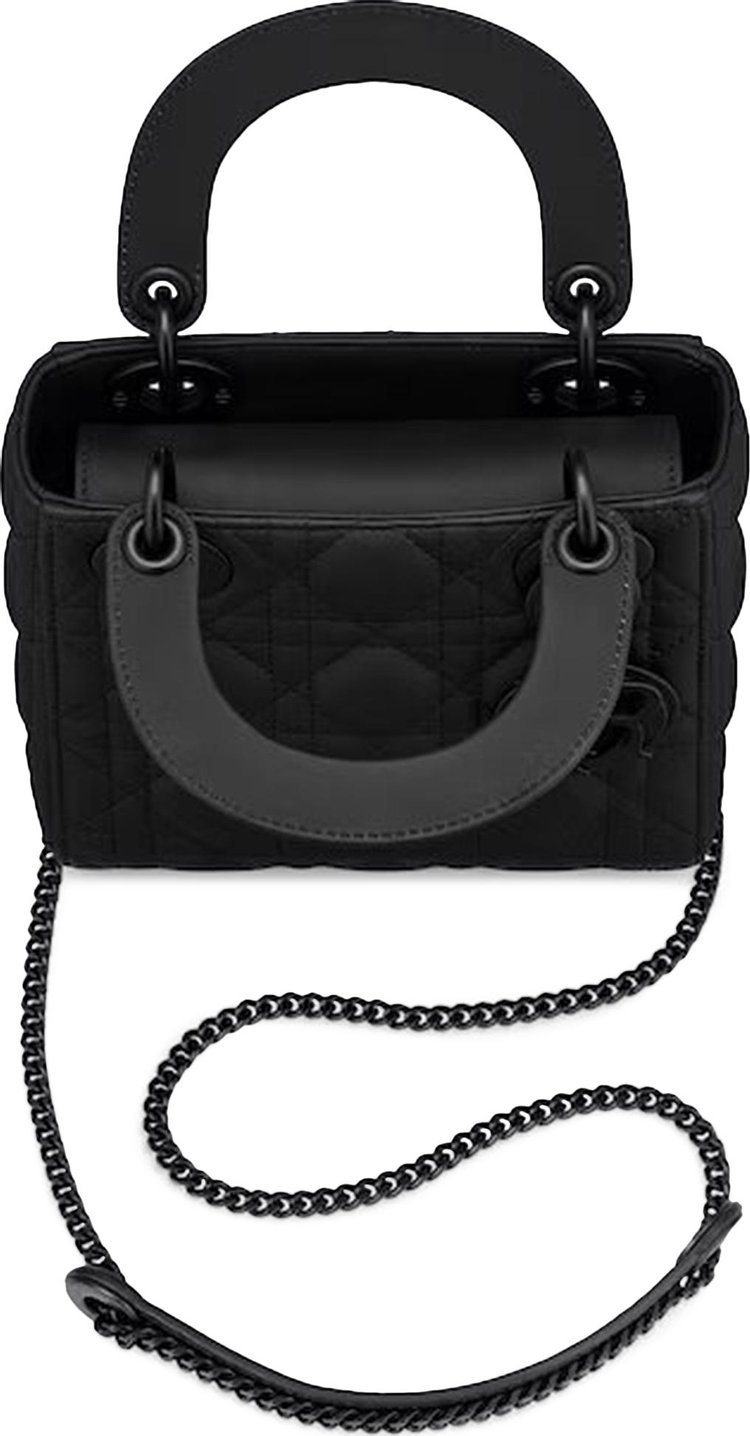 Dior Mini Lady Dior Bag Black Ultramatte