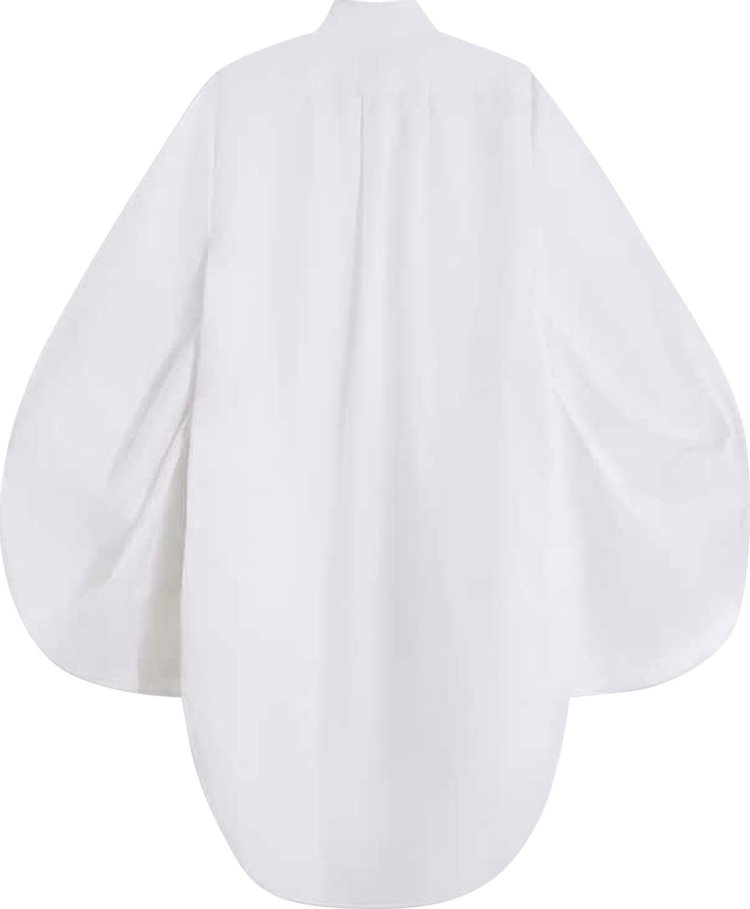 Schiaparelli Volume Shirt Dress White