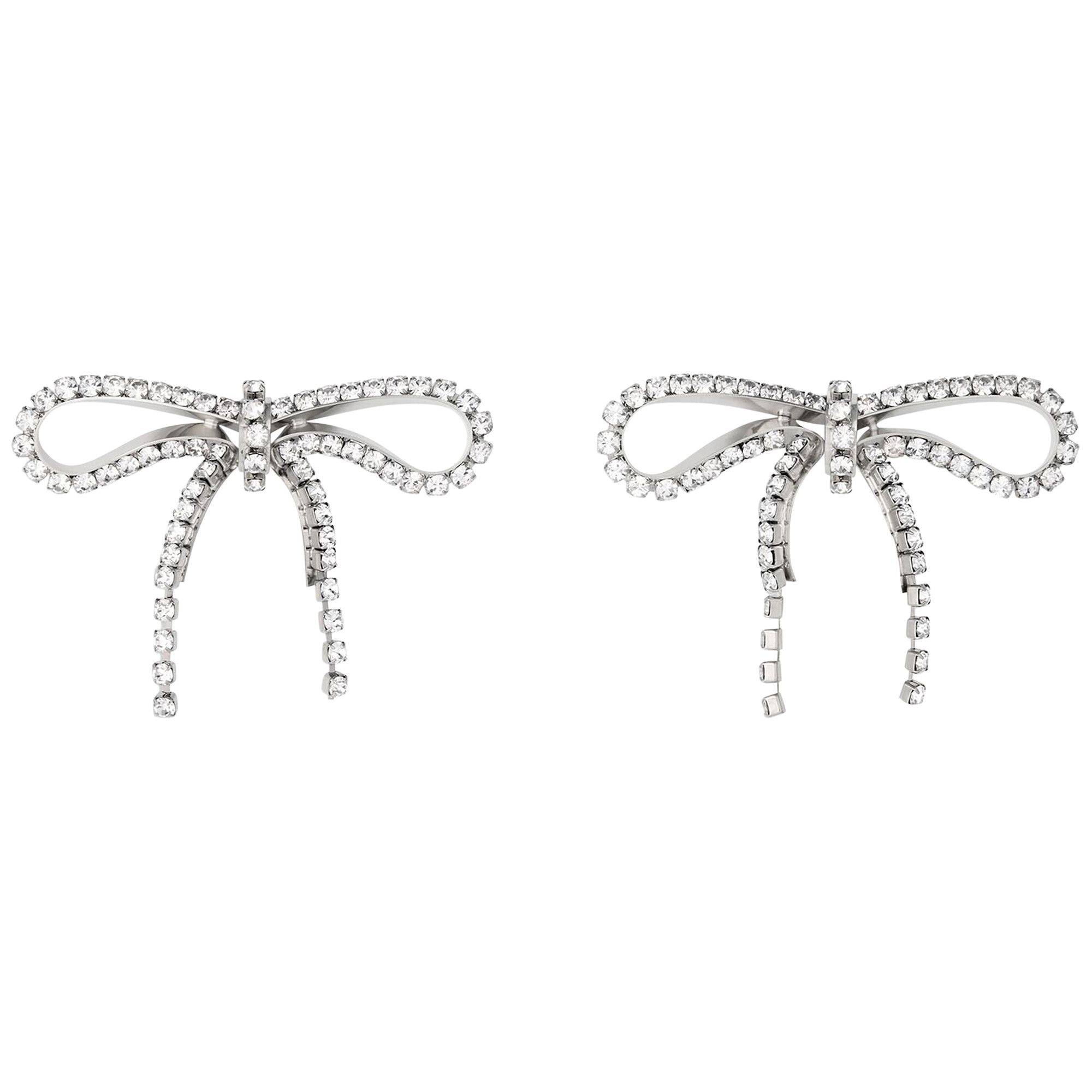 Balenciaga ribbon earrings shop